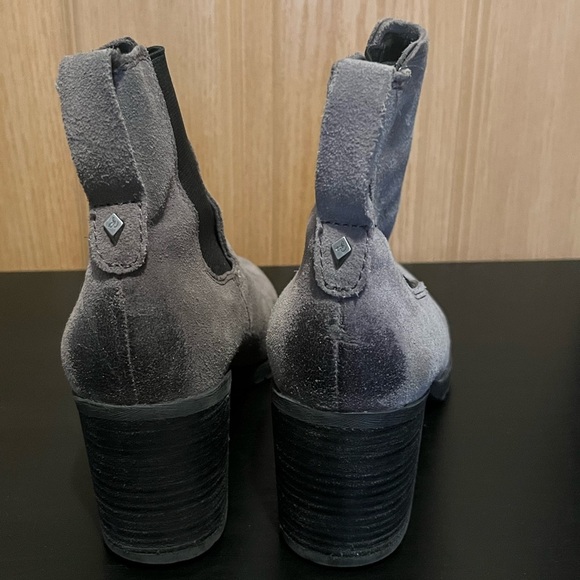 Sam Edelman Gray Suede 'Hanley' Chelsea Boots - Picture 4 of 14